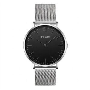New Nine West Silver Watch with Minimalist Design NWT Unisex